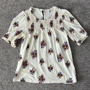 Lucky Brand floral top, S